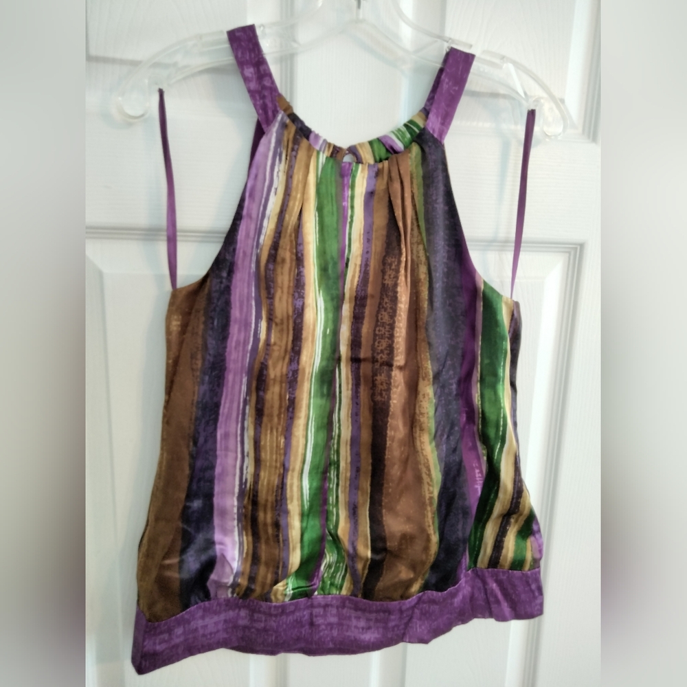 Ann Taylor Women's Silk Multi Color Size M